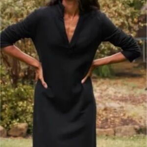 Frank & Eileen black long sleeve dress M